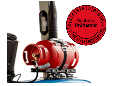 Prüfung von Gasanlagen in Staplern