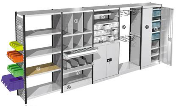 Fachbodenregal Europal von POLYPAL STORAGE SYSTEMS